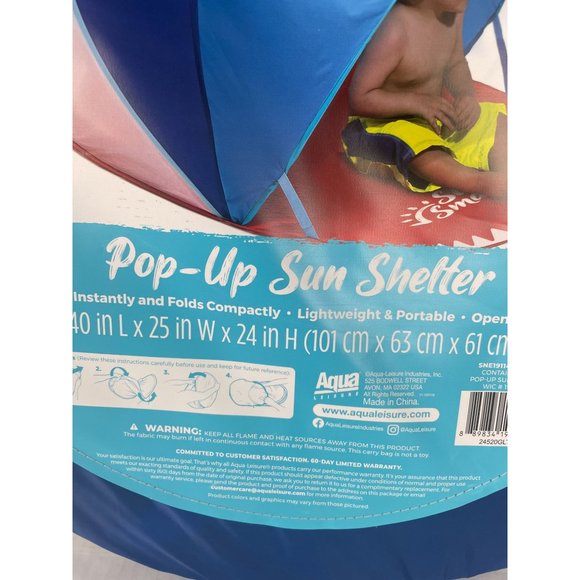 SUN SMART On The Go Pop-Up Sun Shelter, UPF 50+, Age 6+ months - Picture 5 of 5